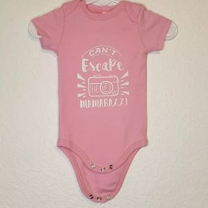 Can't Escape the Mamarazzi Pink One Piece